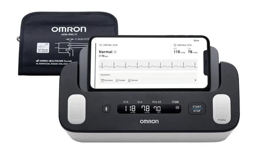 AI ECG Triage Integrated into Blood Pressure Monitoring