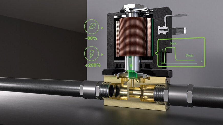 Solenoid valve design reduces cooling energy demand