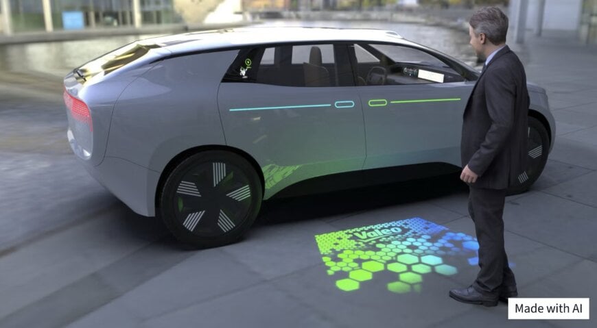 MEMS Laser Projection Enhances Automotive V2X Communication