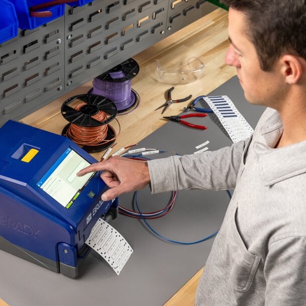 Industrial label printing unplugged