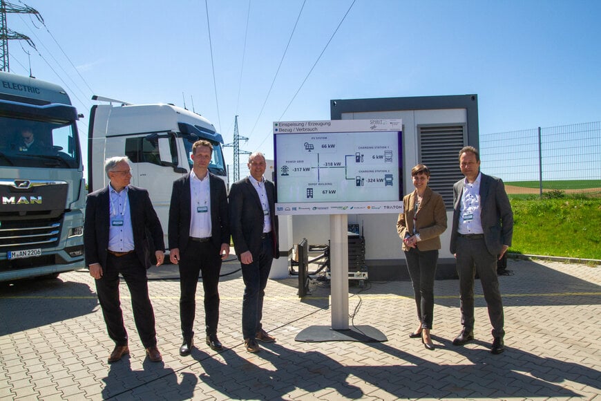 Bidirectional charging optimizes electric truck energy use