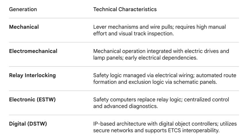 Centralized Control and Safety Protocols in Railway Interlocking Systems