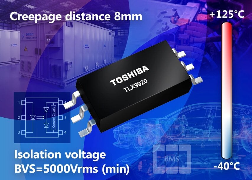 Photocoupleur Toshiba TLX9920 pour commande de grille haute tension