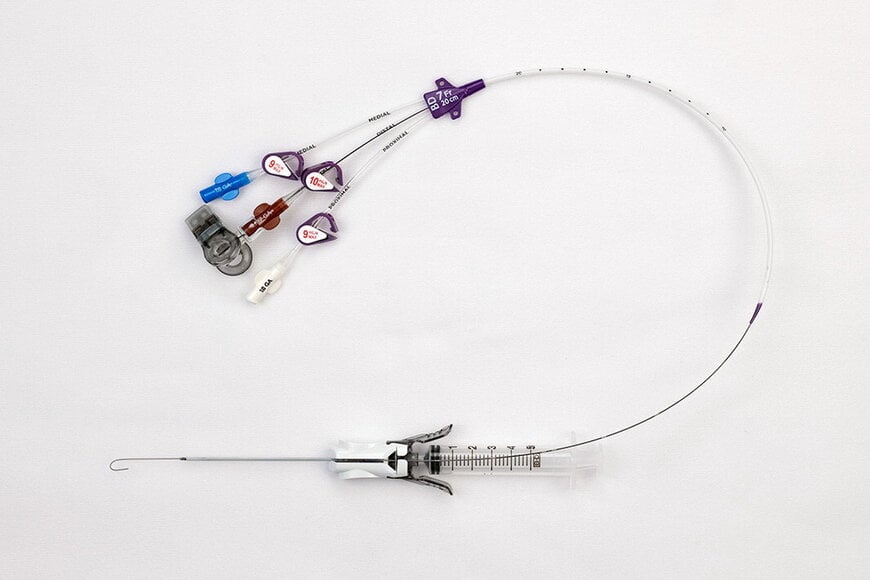 Integrated All-in-One Central Venous Catheter Insertion Technology