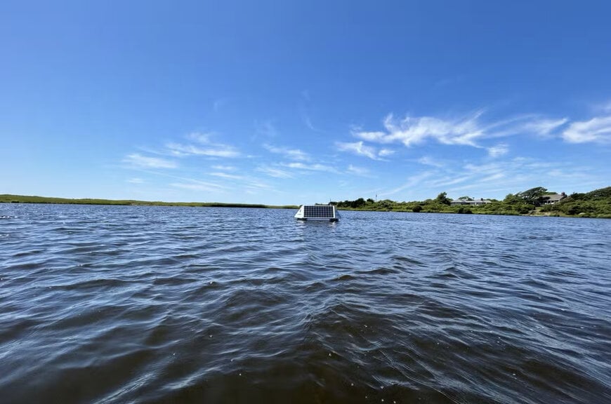 LG Sonic MPC-Buoy improves water quality in Chilmark Pond