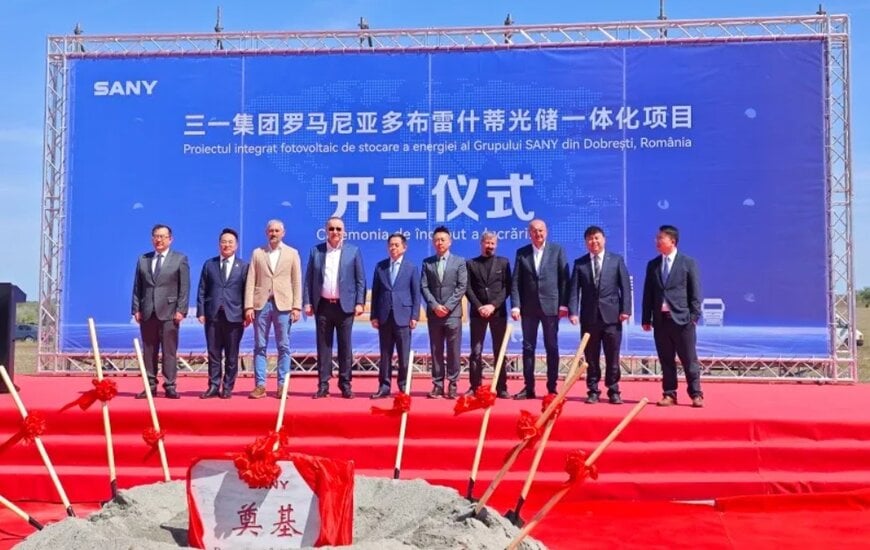 SANY Microgrid Begins Major Solar Plus Storage Project in Romania