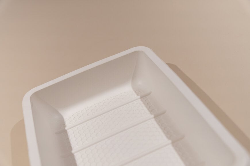Dry Molded Fiber Trays for Food Packaging
