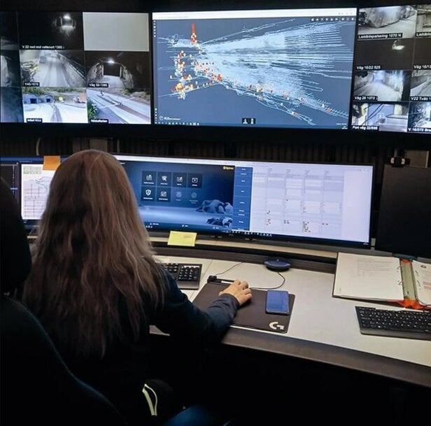 Distribution av Epirocs digitala s&auml;kerhetsl&ouml;sning i produktionsgruvor