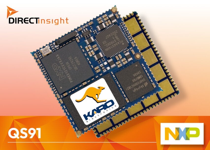 Solderable module features energy-efficient NXP i.MX 91 applications processor