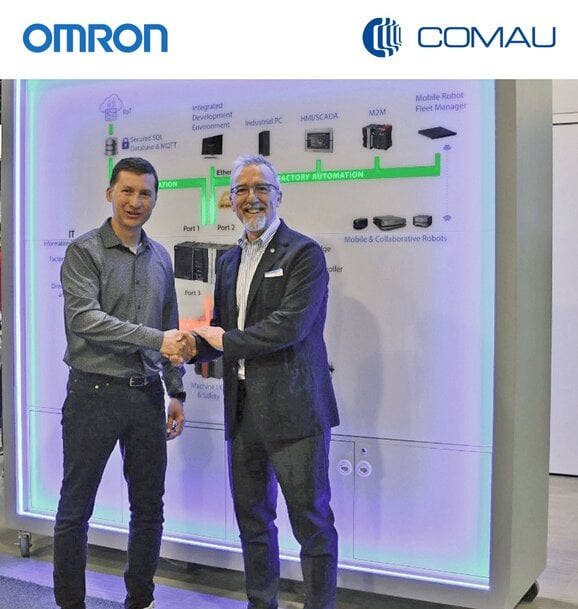 COMAU and OMRON Robotics to collaborate on expanding advanced industrial automation solutions across light industry, electronics, and medical manufacturing  