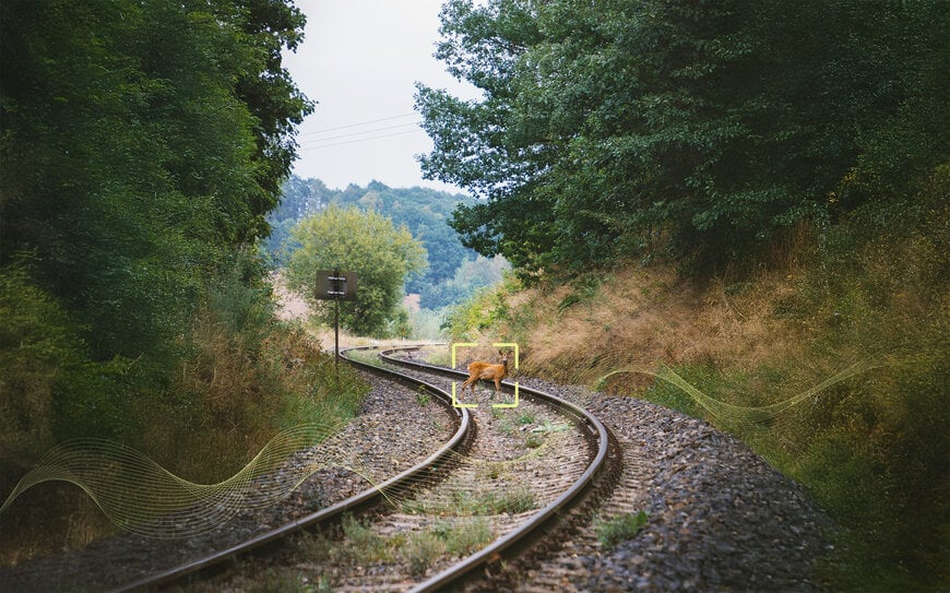 AI wildlife detection system for railway safety