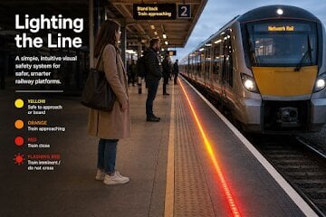 Lighting the Line: A Practical Proposal for Safer, Smarter Railway Platforms