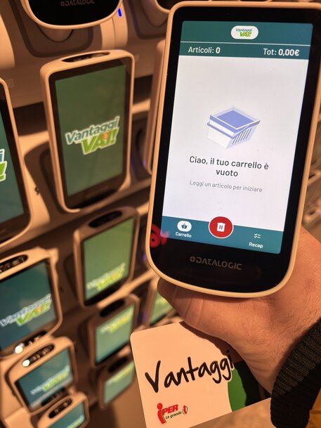 Iper La grande i impulsa la pr&oacute;xima generaci&oacute;n de soluciones de self-shopping de Datalogic con los nuevos dispositivos Joya Smart y el software Shopevolution 8.4