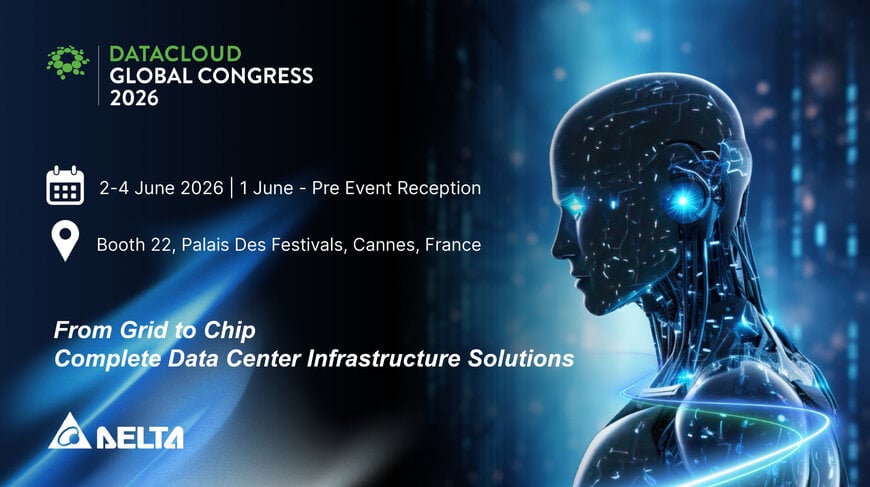 Delta to Present Next-Generation Data Center Solutions at Datacloud Global Congress 2026