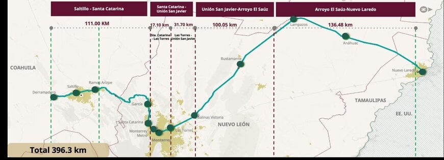 Hitachi Rail strengthens its presence in Mexico with the development of railway systems for the Saltillo-Laredo corridor