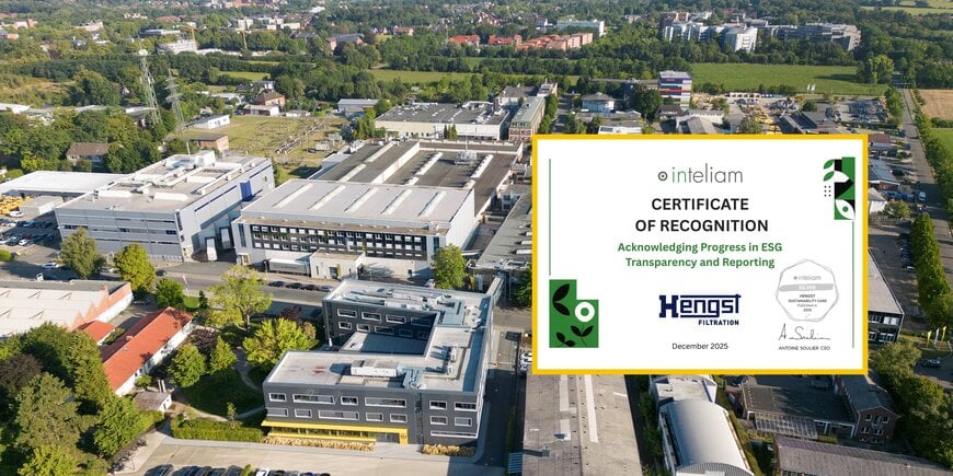 Hengst Filtration erhält die Supplier Sustainability Card von Inteliam