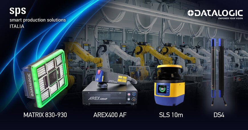 Datalogic e Datasensing a SPS Italia 2026: soluzioni AI-powered per la fabbrica intelligente