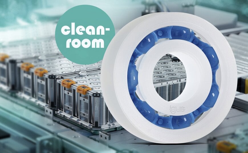 Polymer Ball Bearings for Cleanroom Automation Systems