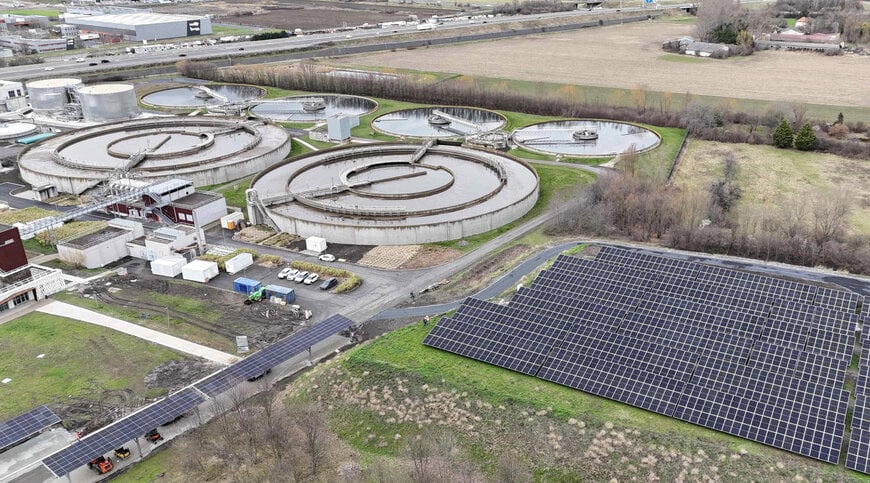 Infrastructure photovoltaïque pour station d’épuration
