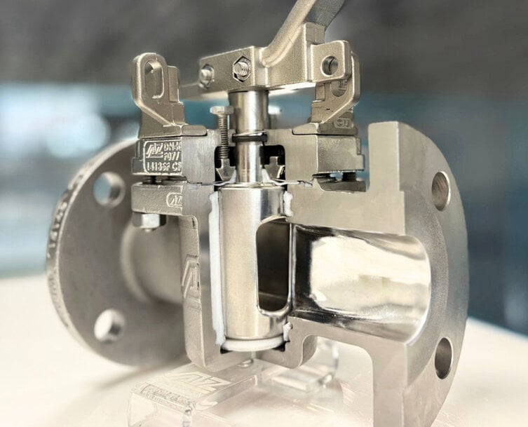 V&aacute;lvulas sanit&aacute;rias para processamento industrial