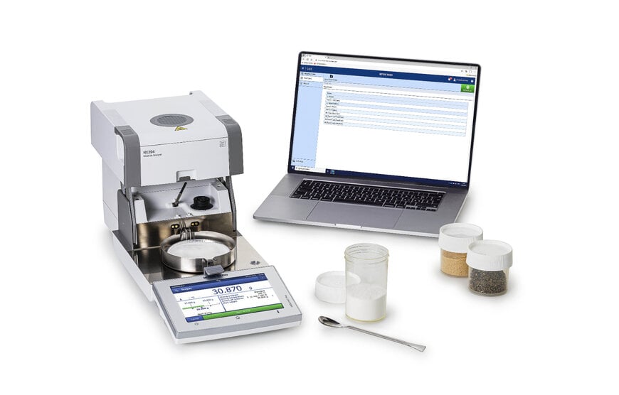 Analisador de umidade para laborat&oacute;rios conectados
