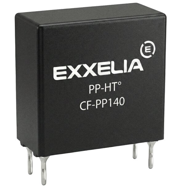 Exxelia presenta la gama de condensadores de pel&iacute;cula CF-PP140&nbsp;para aplicaciones de alta temperatura y alta energ&iacute;a