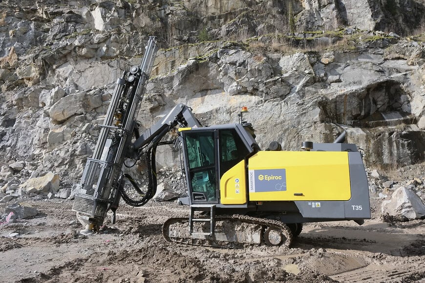 Drill Rig Upgrade Cuts Fuel Use in Granite Quarry