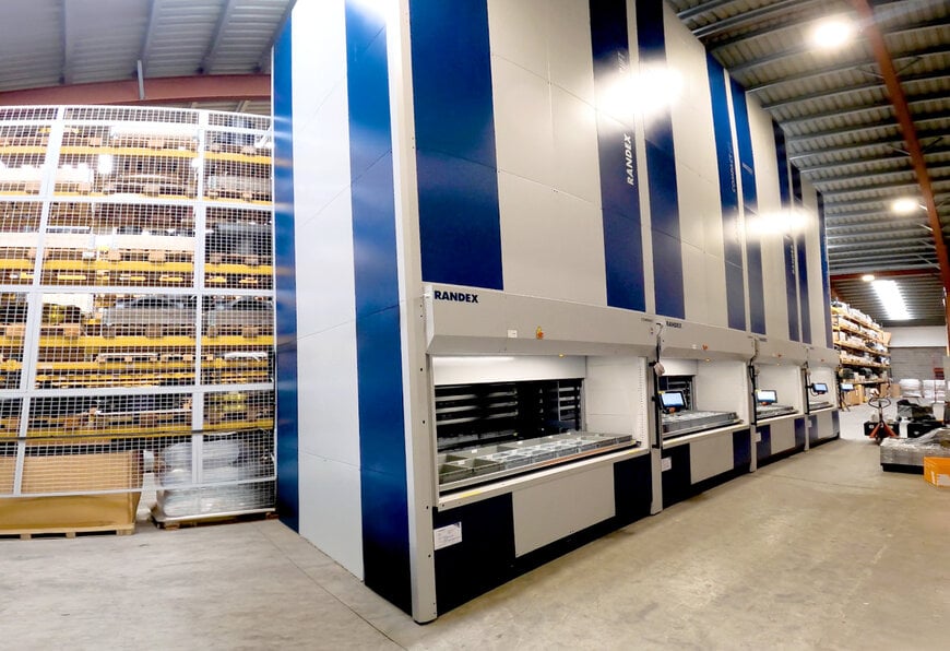 Compact Lift vertical storage systems help DK Jones Manufacturing store 90 tonnes in 1/10th of the space