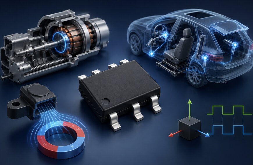 3D Hall-Effect Sensor for Automotive Motion Control