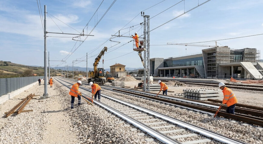 Attivazione dei sistemi tecnologici nella stazione di Guidonia Montecelio