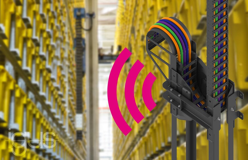 Sistemi di catene portacavi verticali per la movimentazione automatizzata dei materiali