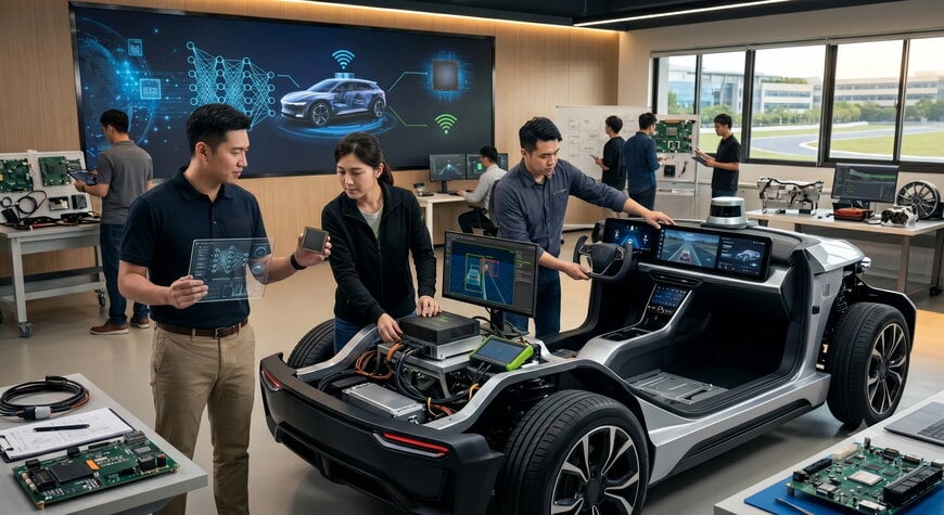 Semiconductor and automotive platform integration for intelligent vehicles