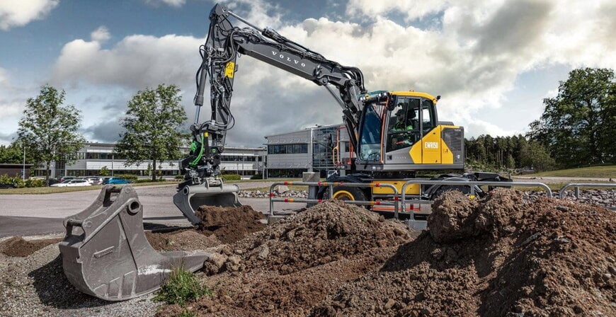 Elektriske hjulgravemaskiner effektiviserer emissionsfri urban infrastruktur og masseh&aring;ndtering
