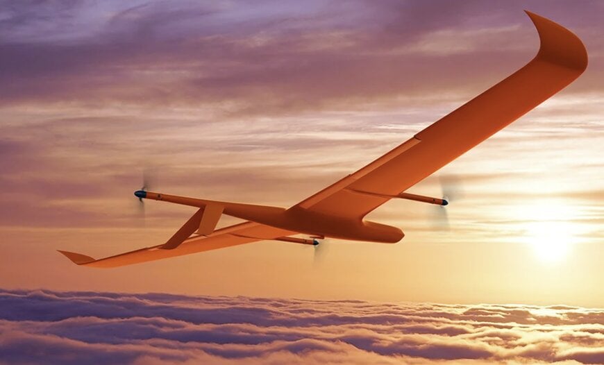 長時間飛行向けグライダー型UAV