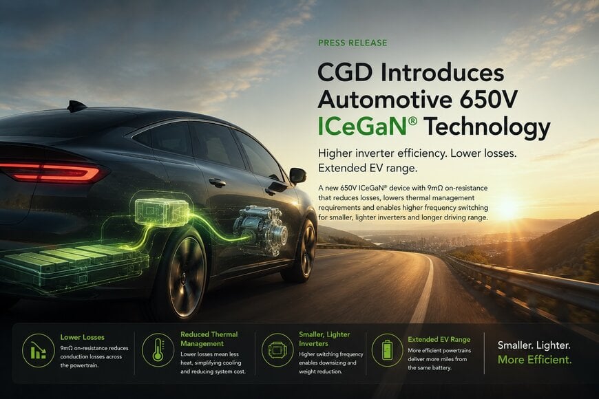 650V Gallium Nitride Integrated Circuit for Electric Vehicle Powertrains