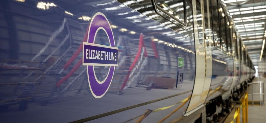 First of Alstom&rsquo;s ten new Elizabeth line Aventra trains rolls off the production line in Derby, UK
