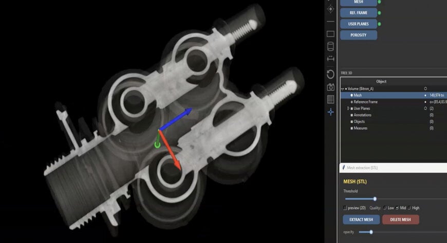 COREX ONE - What if you could see inside your parts? All the power of 3D tomography, as simple as a profile projector