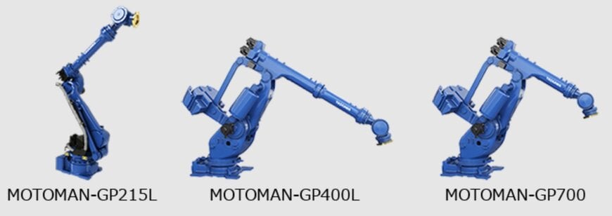 Bracci robotici industriali heavy-duty per la movimentazione di materiali di grandi dimensioni