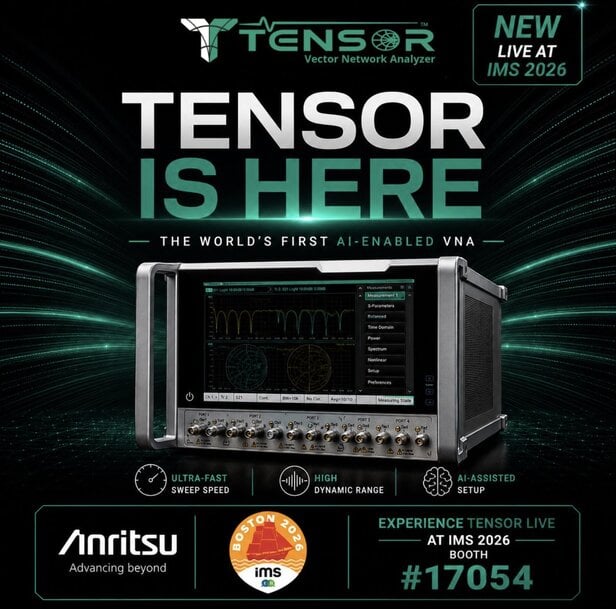 Anritsu Launches Tensor VNA Series at IMS 2026