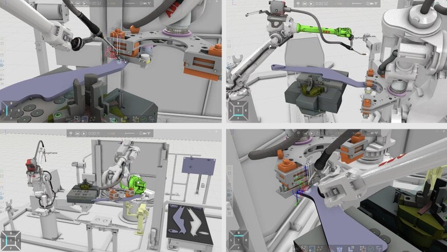 Volvo Construction Equipment keeps robot cells running with Visual Components OLP