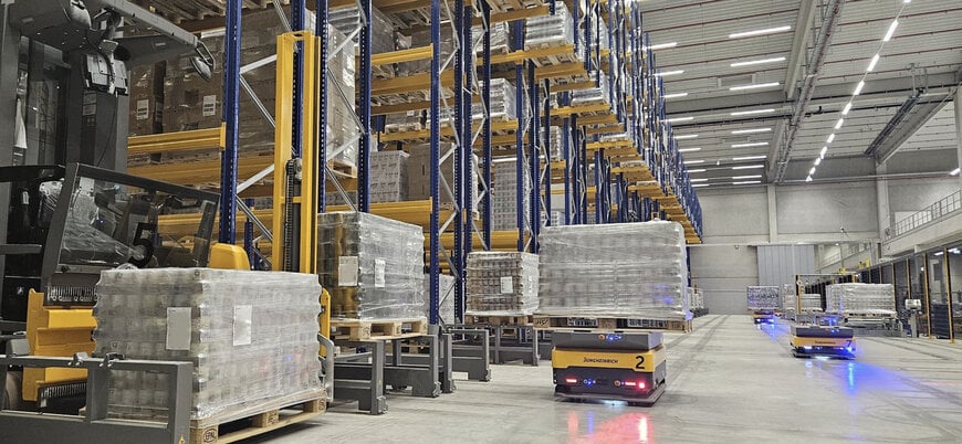 Jungheinrich erweitert die Kapazität des automatisierten Distributionszentrums von Landguth