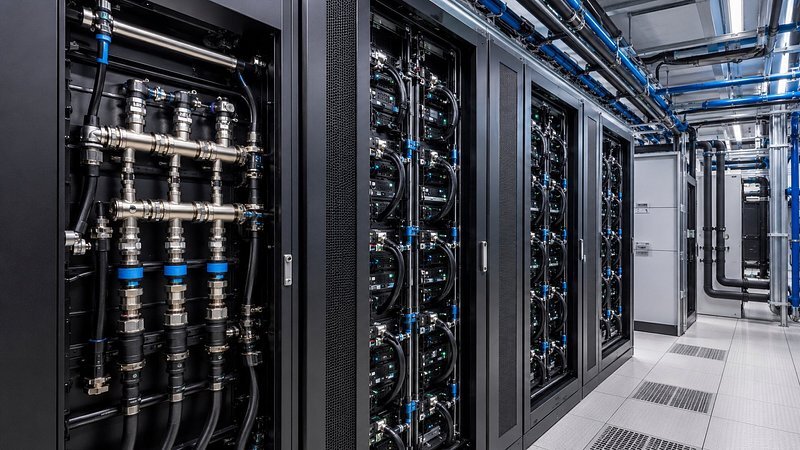 Refrigeraci&oacute;n l&iacute;quida directa para centros de datos de IA