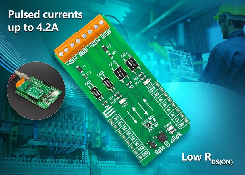 Prototyping Board for Evaluating Isolated Photorelays