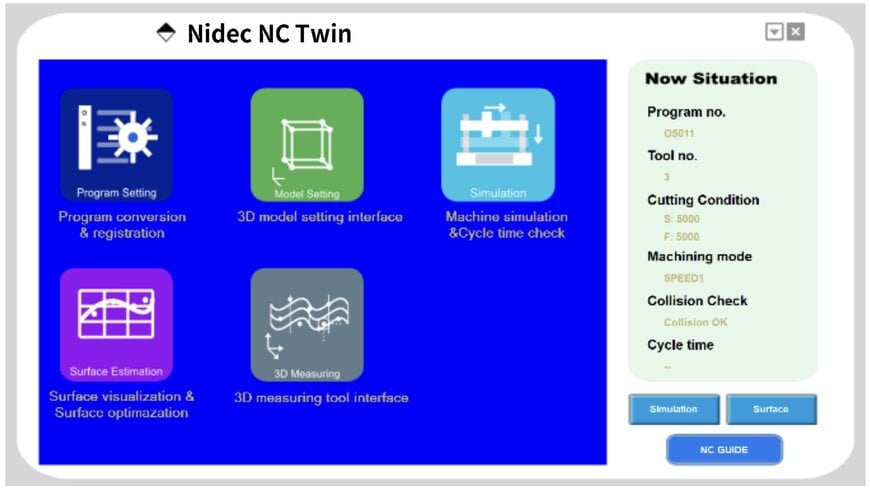 ニデックマシンツール、門型MVRシリーズ向け「Nidec NC Twin」を販売開始