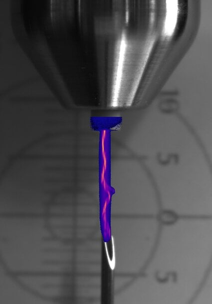 Les cam&eacute;ras capturent les d&eacute;charges de plasma 