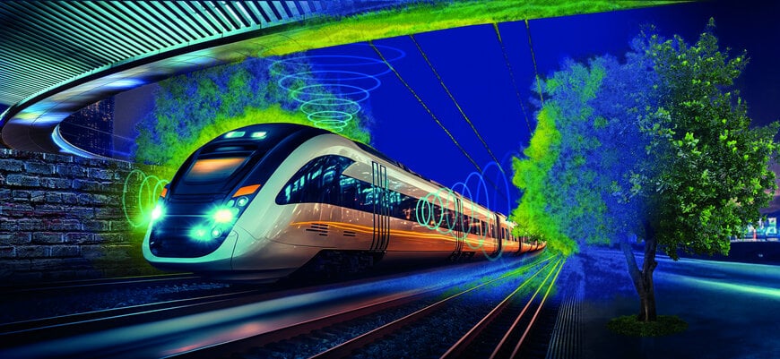 Railway Infrastructure Monitoring via Short-Range SAR