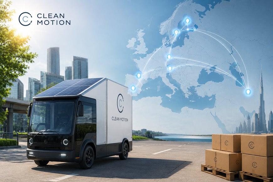 Clean Motion utökar sitt europeiska distributionsnätverk