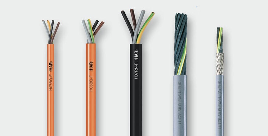 Halogen-Free Polyurethane and Rubber Cables for Industrial Automation