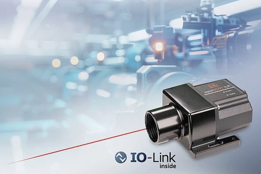 Laser Distance Sensor with IO-Link for Industrial Automation