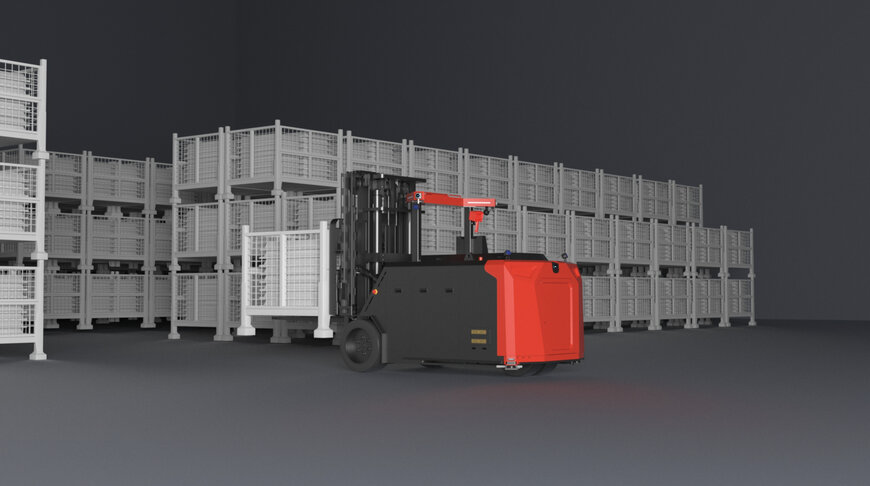 VisionNav Robotics Launches VNE40-66&nbsp;Counterbalance AGV for Heavy-Duty Autonomous Stacking